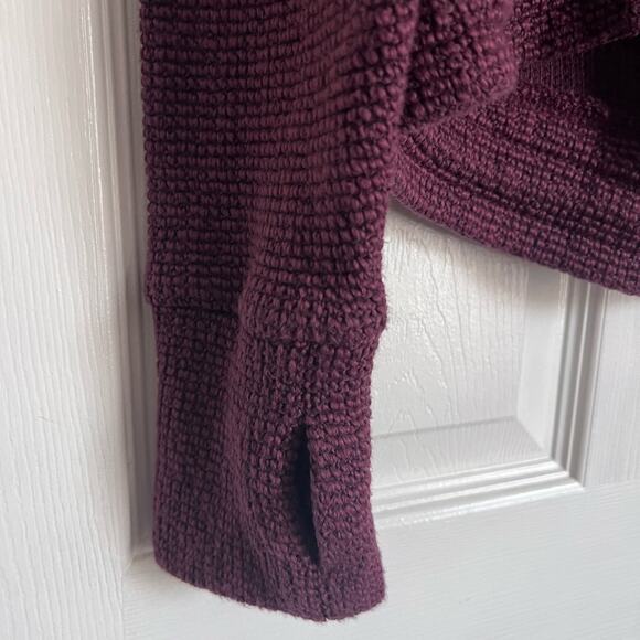 Sweaty Betty Athletic Sweatshirt in Black Cherry NWT Small size 6 small meidum - Picture 5 of 11